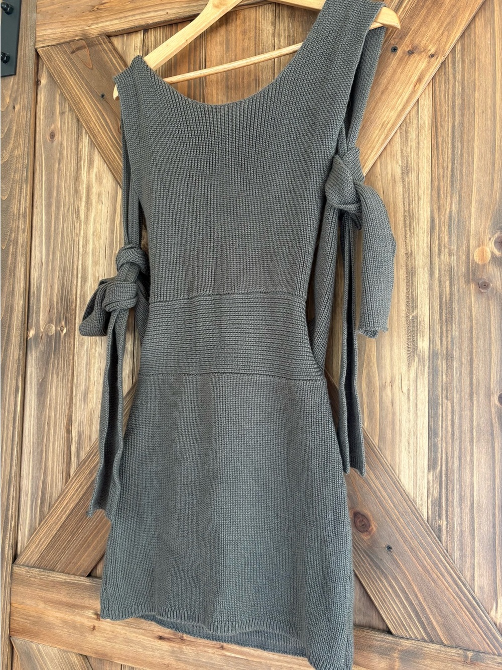 New! Free People Beach Orchid Convertible Mini Dress. Sting Ray Grey. Size XS - Picture 5 of 10